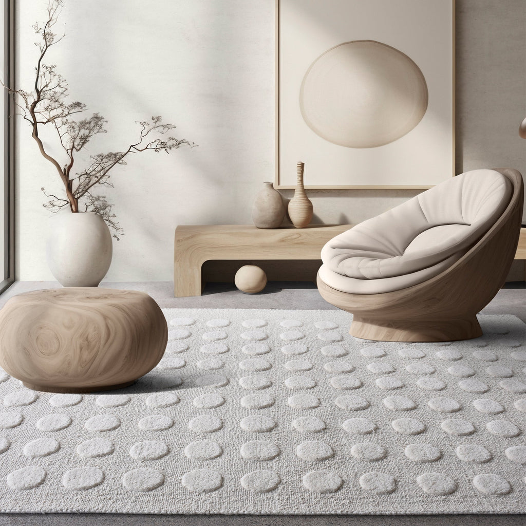 PIATA-II RUG - WOOL - HAND WOVEN/OVER TUFTED - IVORY