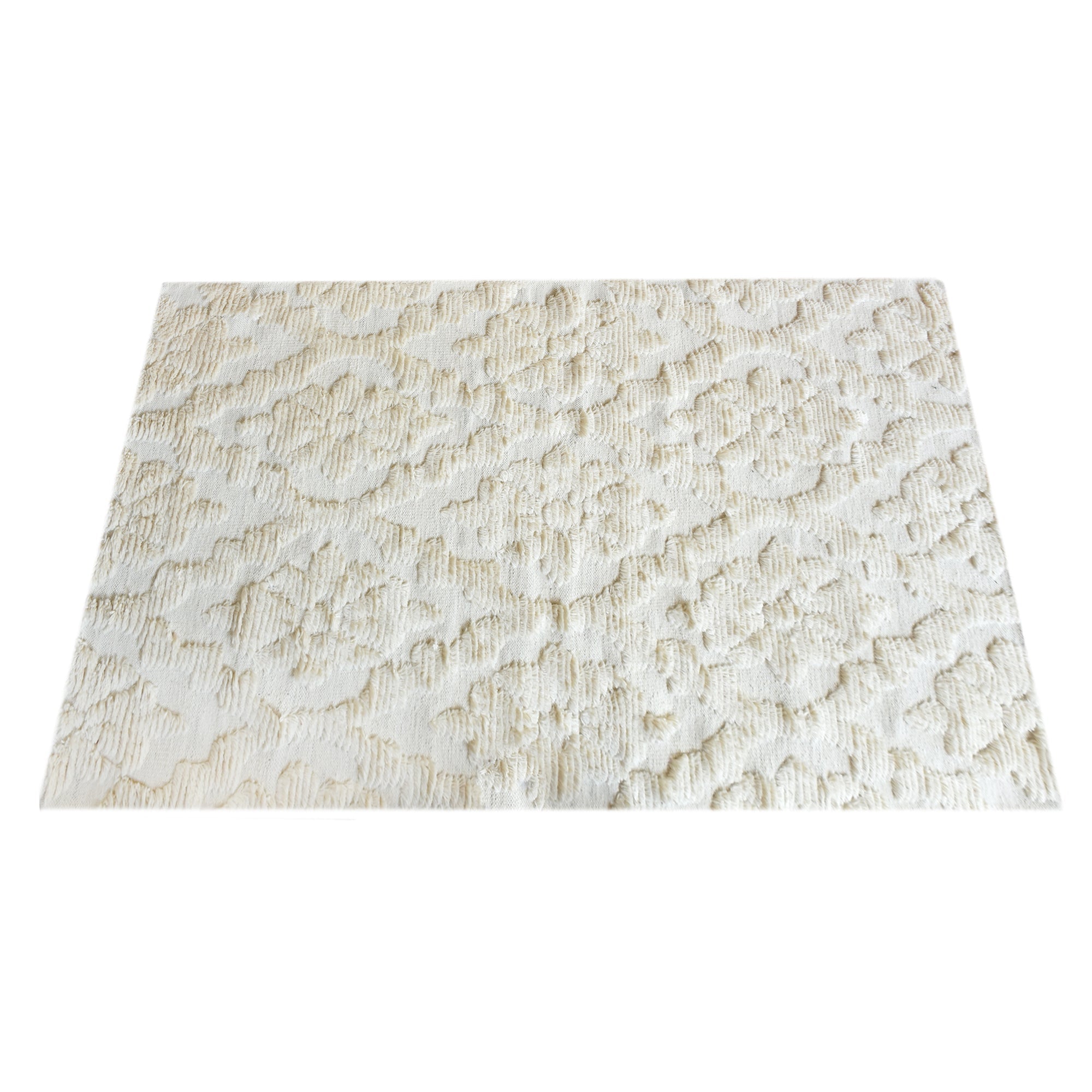 Area Rug, Bedroom Rug, Living Room Rug, Living Area Rug, Indian Rug, Office Carpet, Office Rug, Shop Rug Online, Wool, Natural White, Hand knotted, All Cut, Geometrical