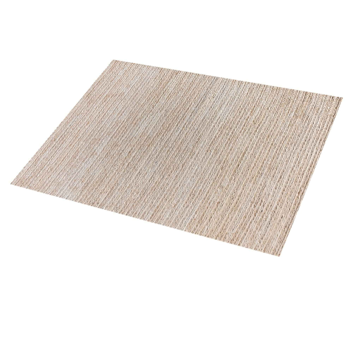 Monolith & Heart Quaket Hand-Woven Jute Rug, Natural White