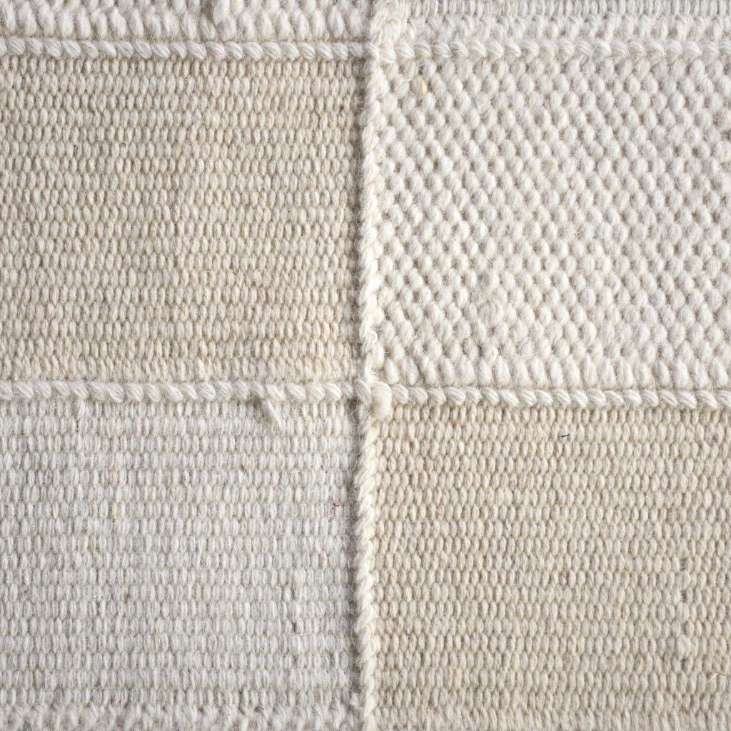 RABACCA RUG - IVORY - HAND WOVEN - WOOL