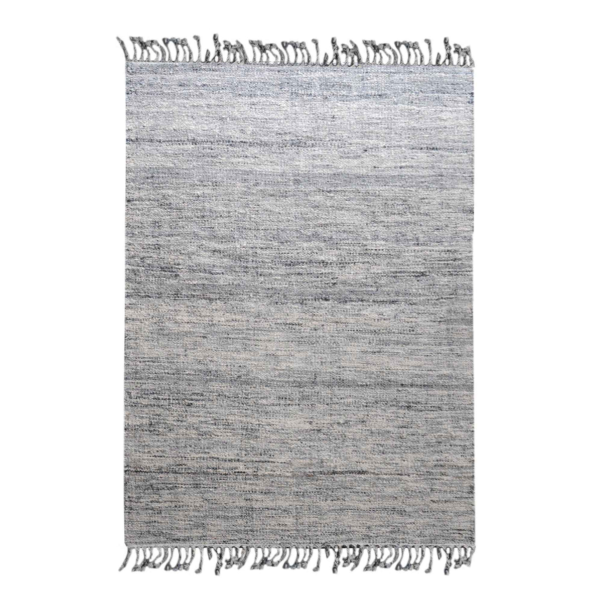 Monolith & Heart Rafina Hand-Woven Jute & Hemp Rug, Grey