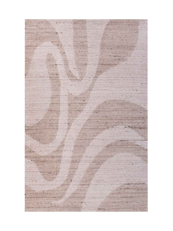 RASINA RUG - IVORY - WOOL - HAND WOVEN, OVER TUFTED