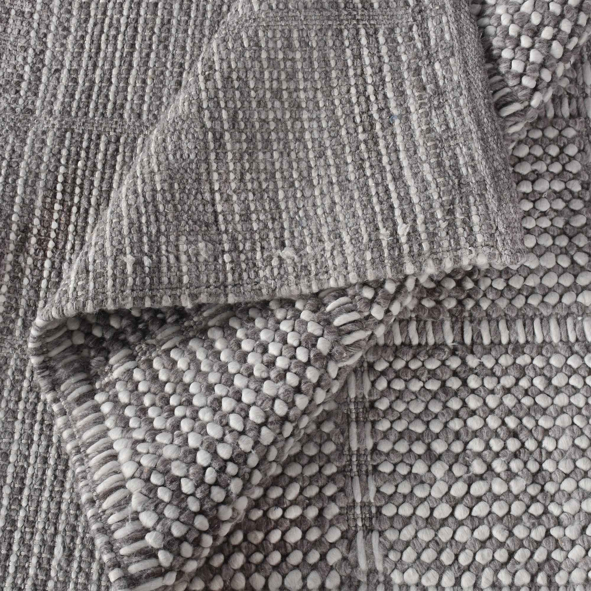 Monolith & Heart Rhodec Hand-Woven PET Rug, Recycled, Neutral Taupe