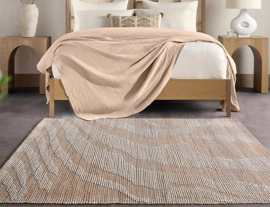 RODRIGO - IVORY/NATURAL - HAND WOVEN - WOOL + JUTE