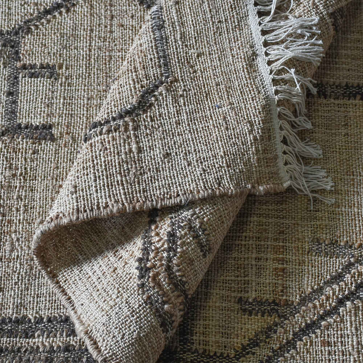 ROWSLEY RUG - HEMP/ WOOL