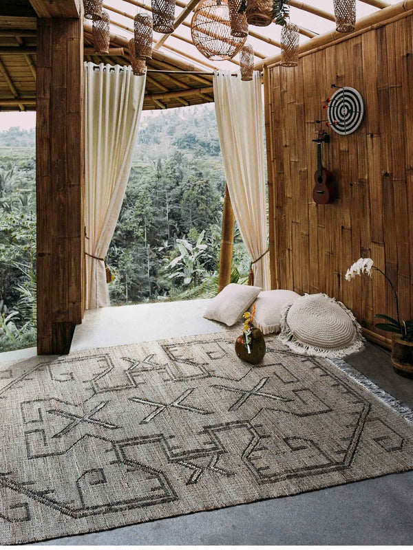 ROWSLEY RUG - HEMP/ WOOL