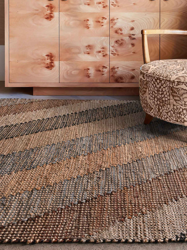 ROXBURGH RUG - JUTE/ LEATHER
