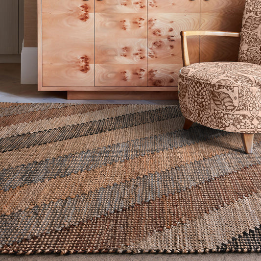 ROXBURGH RUG - JUTE/ LEATHER