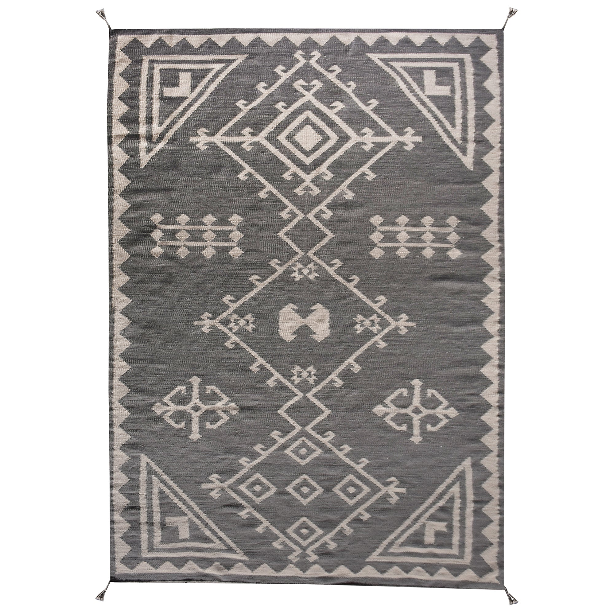 Area Rug, Bedroom Rug, Living Room Rug, Living Area Rug, Indian Rug, Office Carpet, Office Rug, Shop Rug Online, Nz Wool, Grey, Beige, Punja, Flat Weave, Plush
