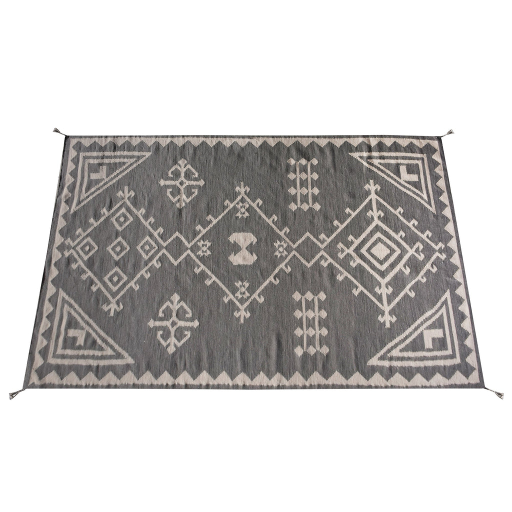 Area Rug, Bedroom Rug, Living Room Rug, Living Area Rug, Indian Rug, Office Carpet, Office Rug, Shop Rug Online, Nz Wool, Grey, Beige, Punja, Flat Weave, Plush