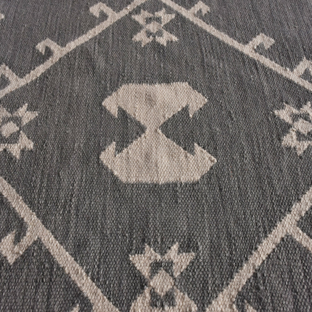 Area Rug, Bedroom Rug, Living Room Rug, Living Area Rug, Indian Rug, Office Carpet, Office Rug, Shop Rug Online, Nz Wool, Grey, Beige, Punja, Flat Weave, Plush