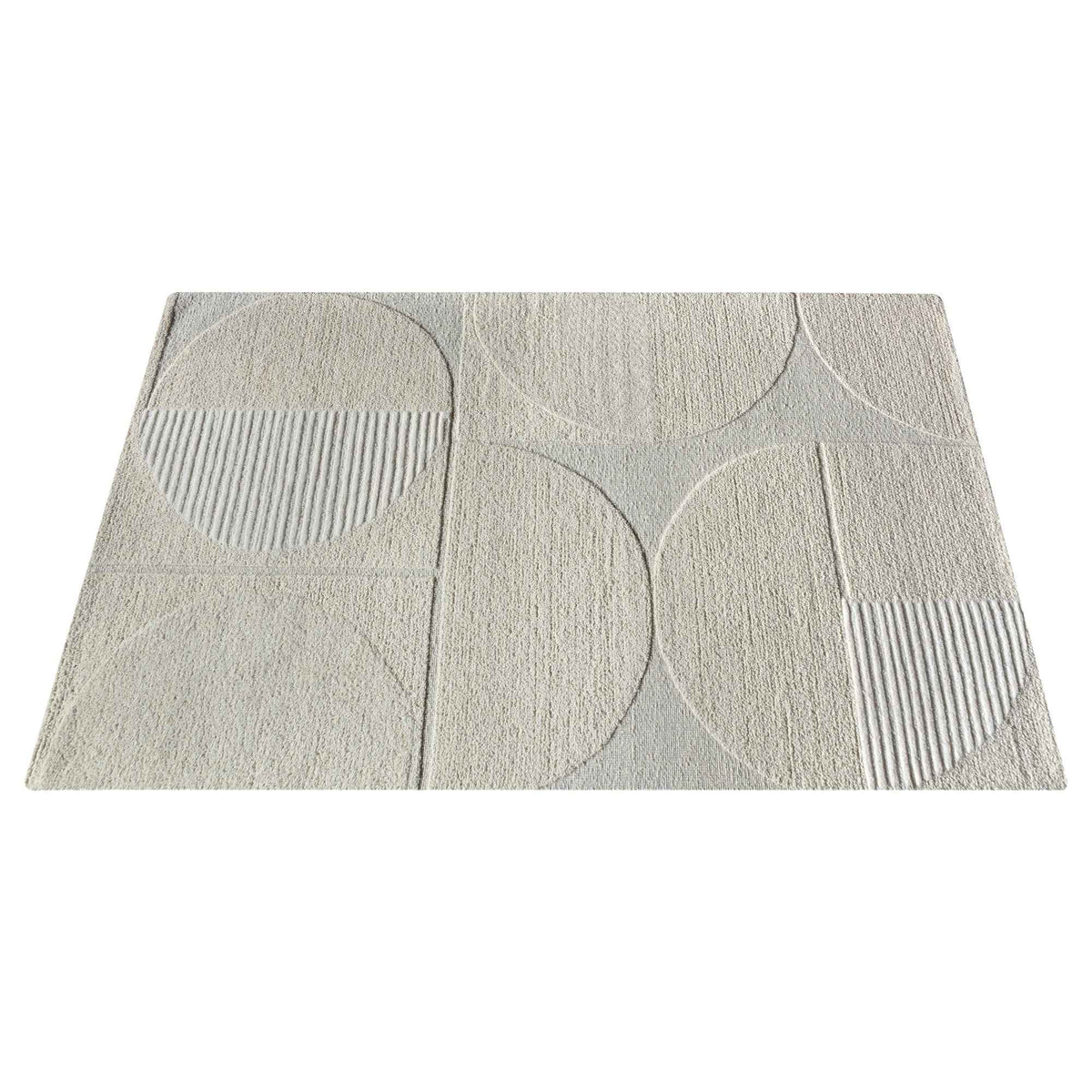 Monolith & Heart Sempor Hand-Woven Wool Rug, Natural White, Multiple Sizes