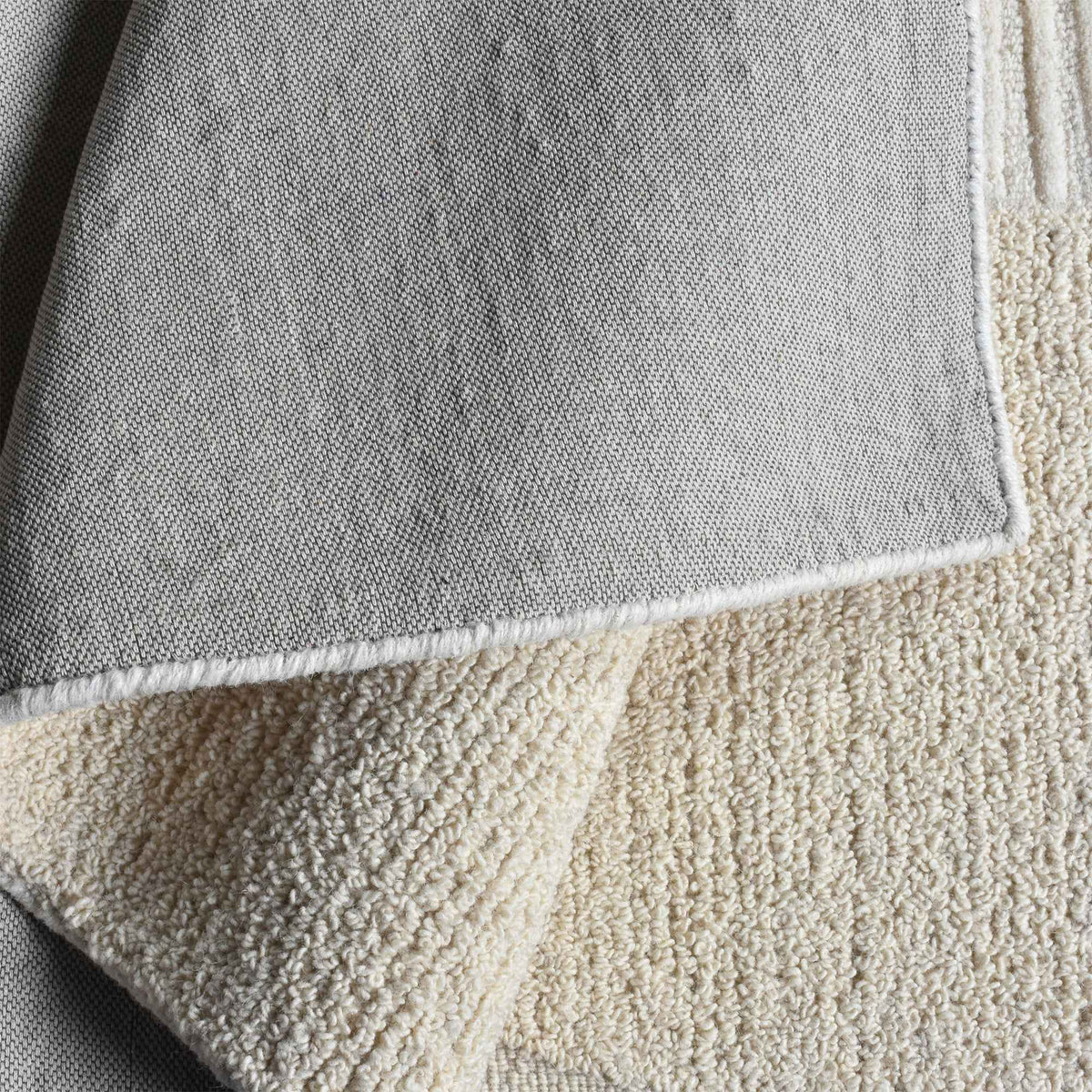 Monolith & Heart Sempor Hand-Woven Wool Rug, Natural White, Multiple Sizes