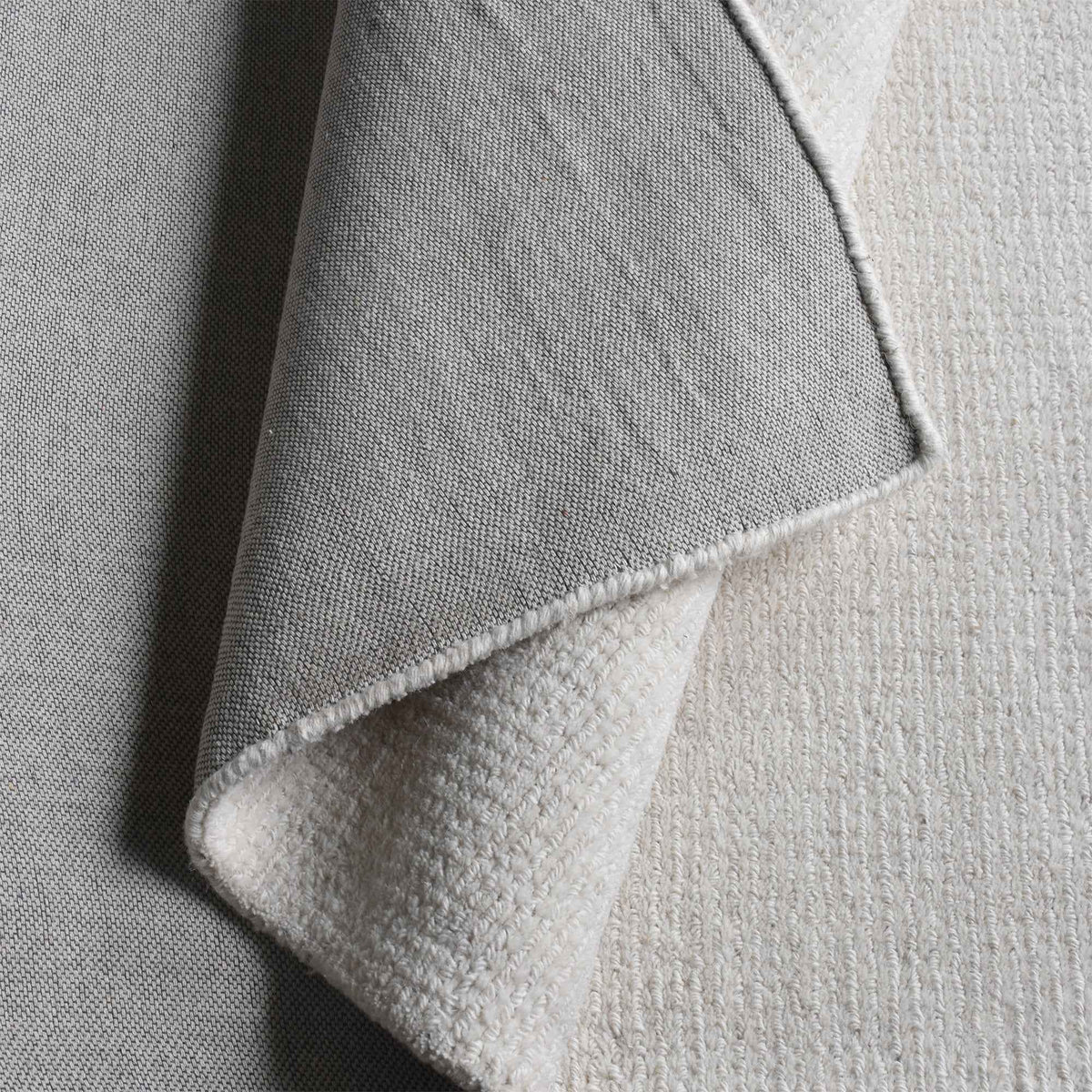 Monolith & Heart Simonds Hand-Woven Wool Rug, Natural White, Multiple Sizes