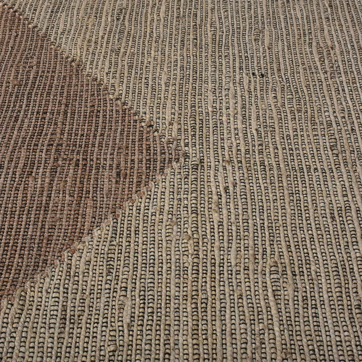 Monolith & Heart Sovets Hand-Woven Jute & Wool Rug, Natural