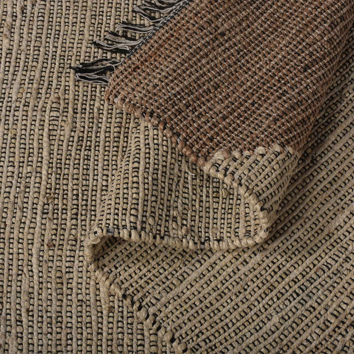 Monolith & Heart Sovets Hand-Woven Jute & Wool Rug, Natural
