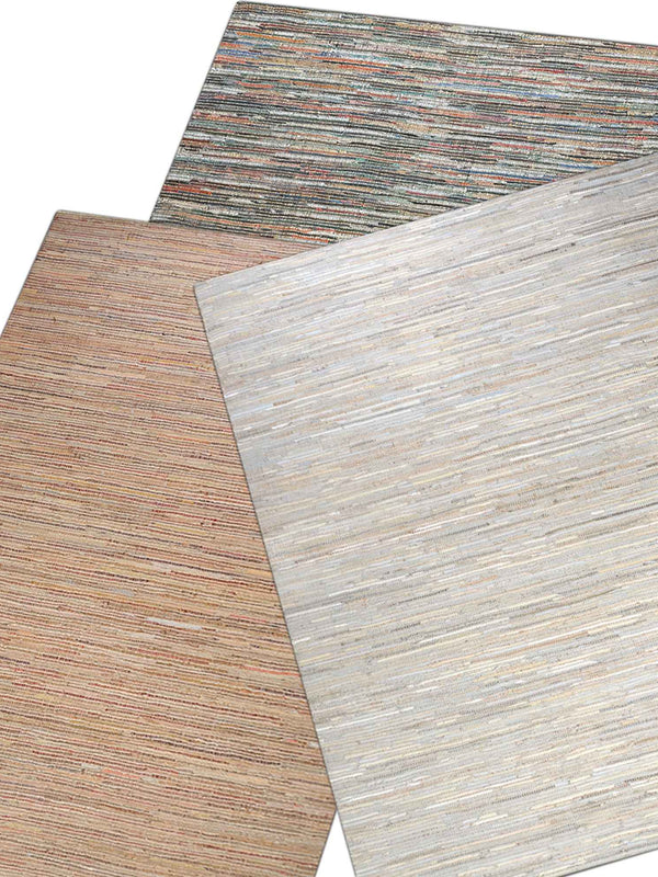 SPICA RUG - RECYLED LEATHER/ HEMP