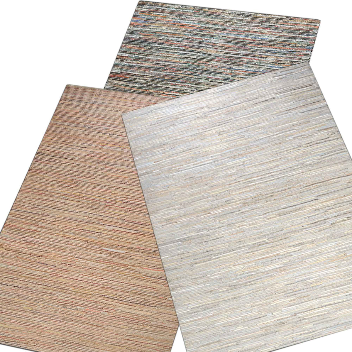 SPICA RUG - RECYLED LEATHER/ HEMP