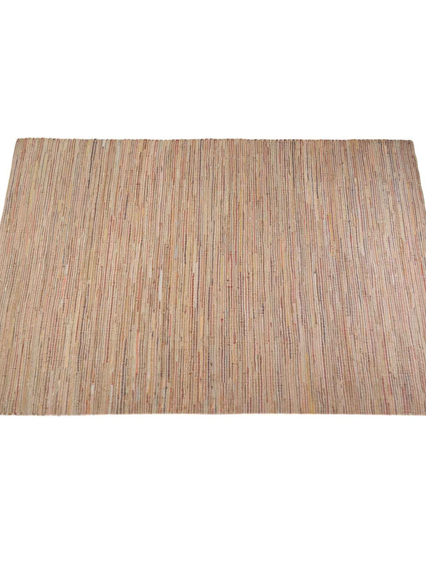 SPICA RUG - RECYLED LEATHER/ HEMP
