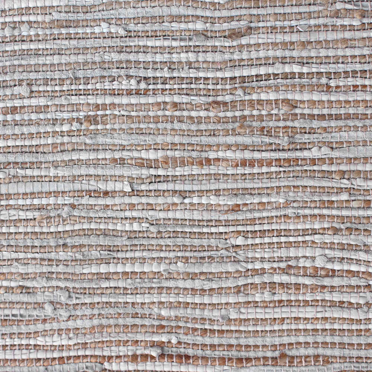SPICA RUG - RECYLED LEATHER/ HEMP