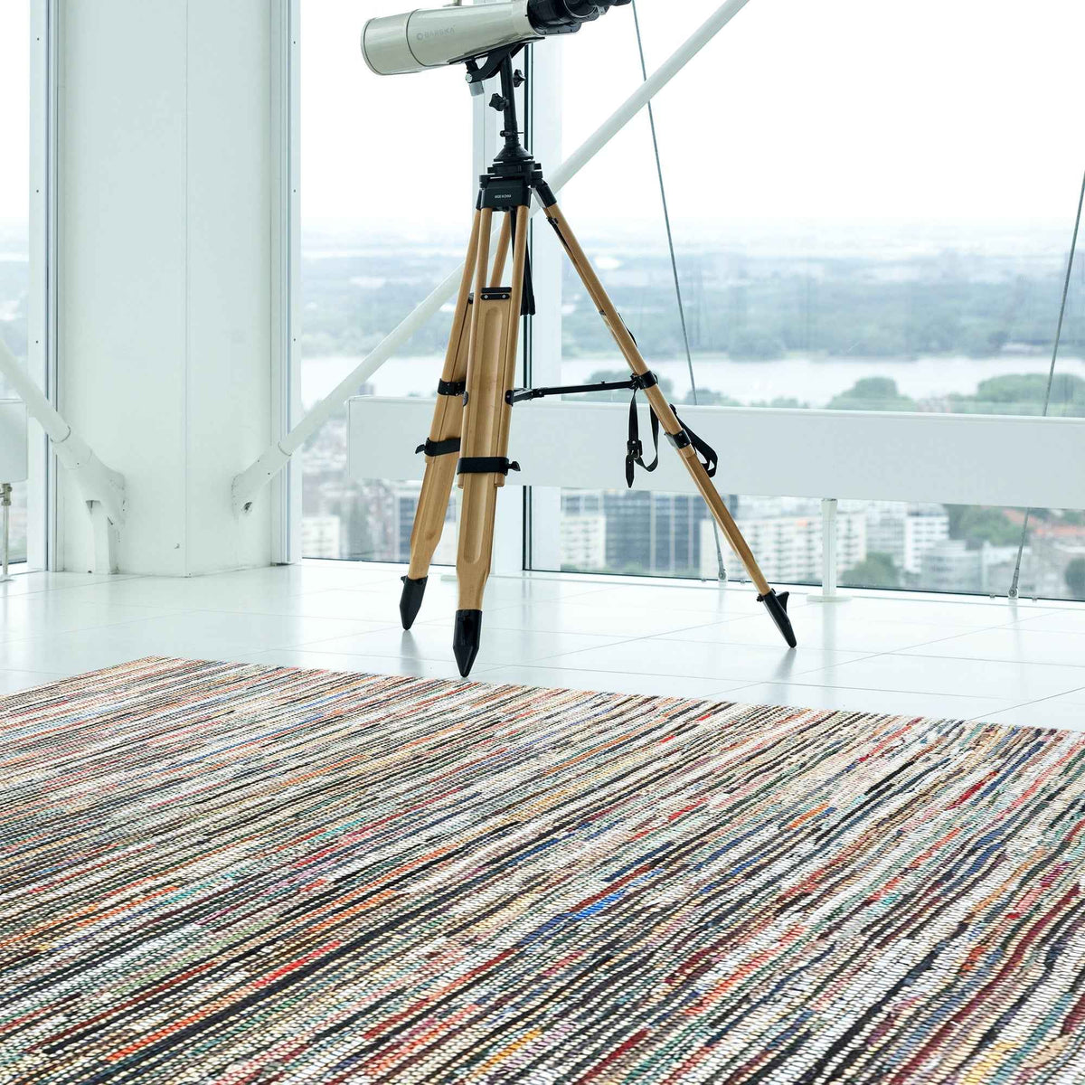 SPICA RUG - RECYLED LEATHER/ HEMP