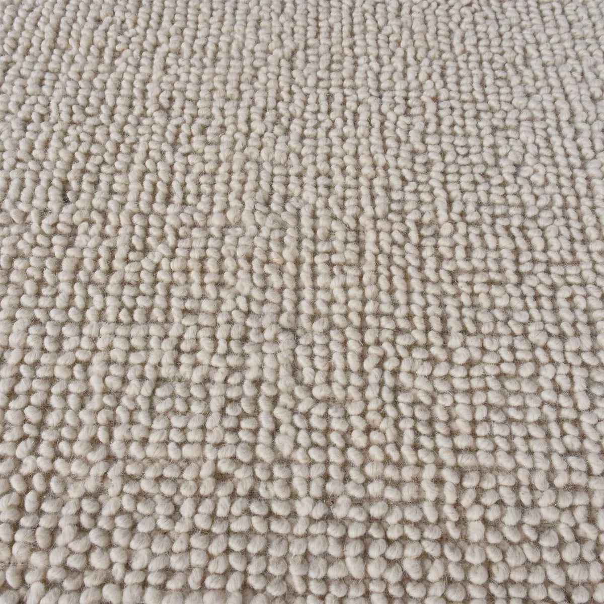 SPIKE RUG - WOOL - IVORY - HAND WOVEN