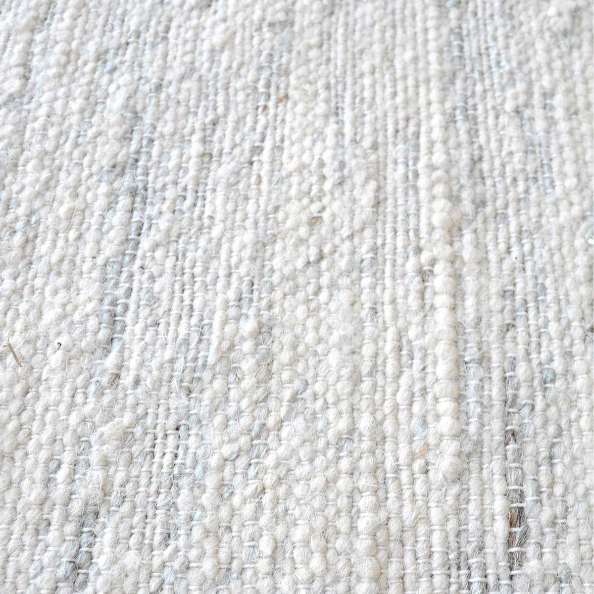 Monolith & Heart Sunland Hand-Woven Wool & Hemp Rug, Natural White & Grey