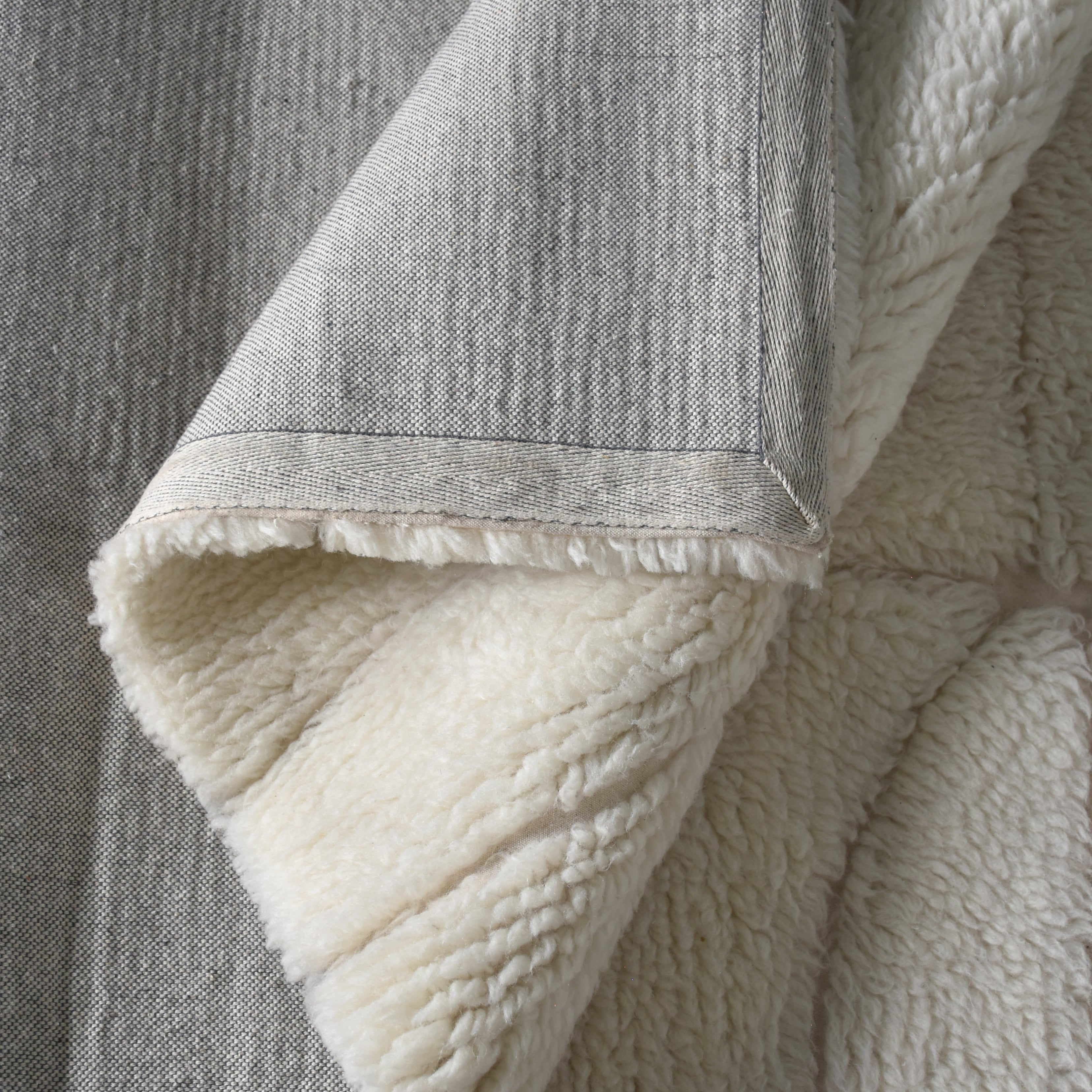 SYANNO RUG - NZ WOOL - TABLE TUFTED - IVORY