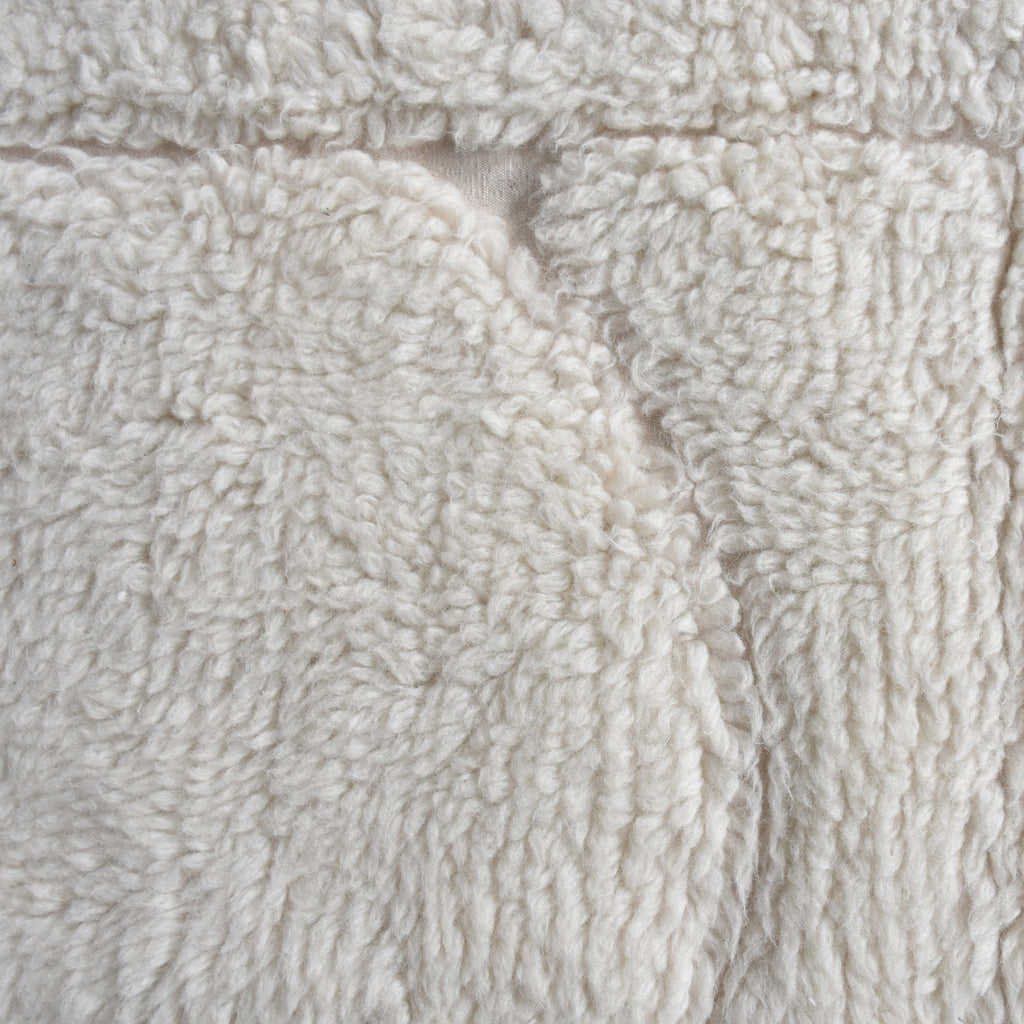 SYANNO RUG - NZ WOOL - TABLE TUFTED - IVORY