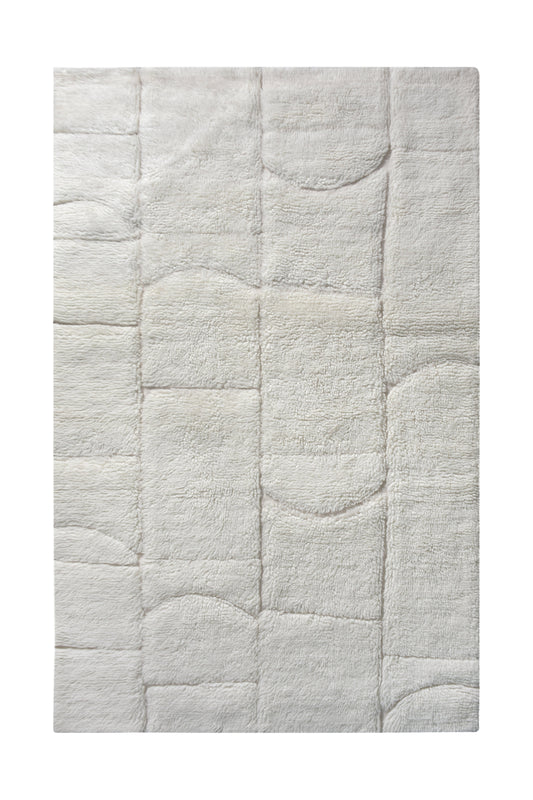 SYANNO RUG - NZ WOOL - TABLE TUFTED - IVORY
