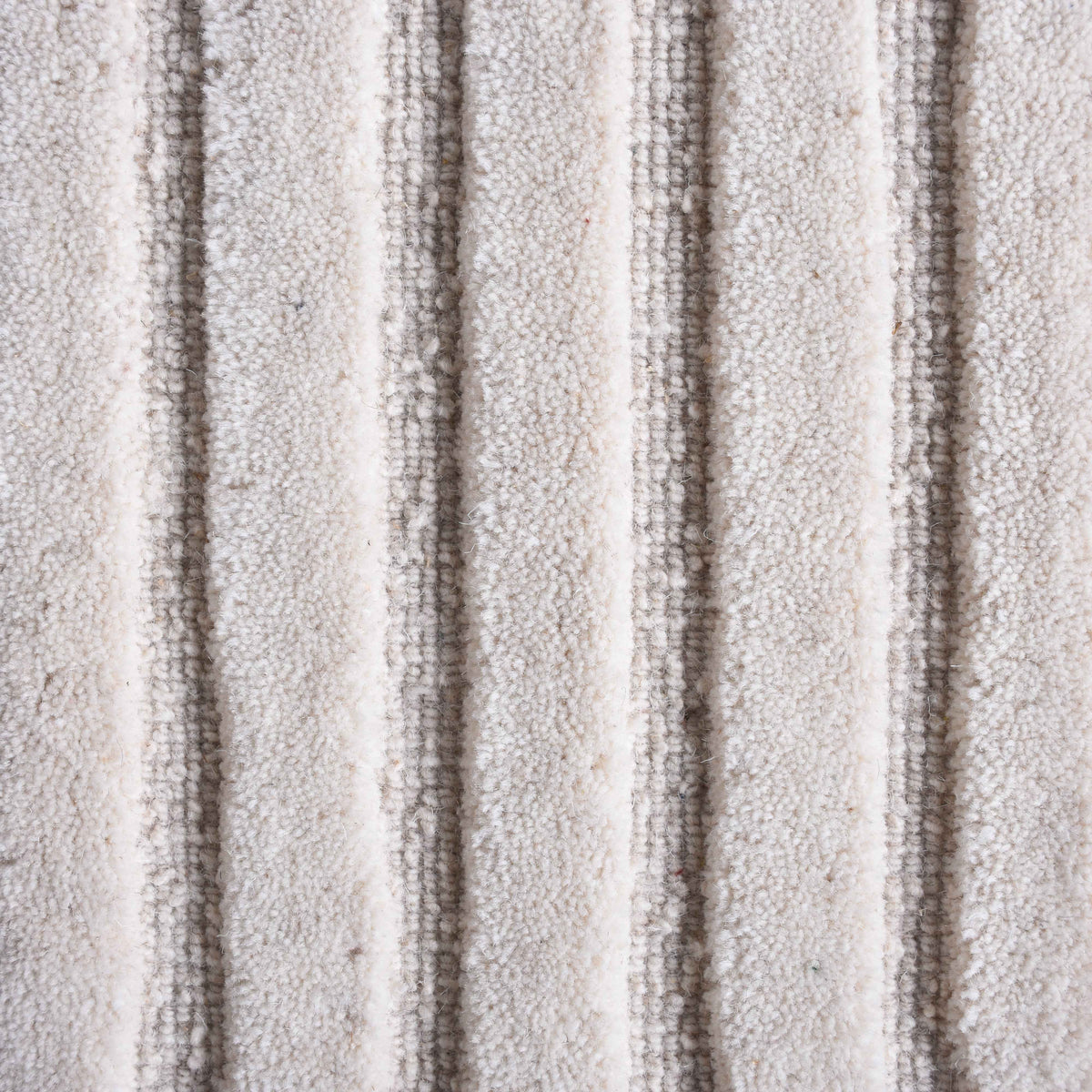 Monolith & Heart Taguai-II Hand-Woven & Over-Tufted Wool Rug, Ivory