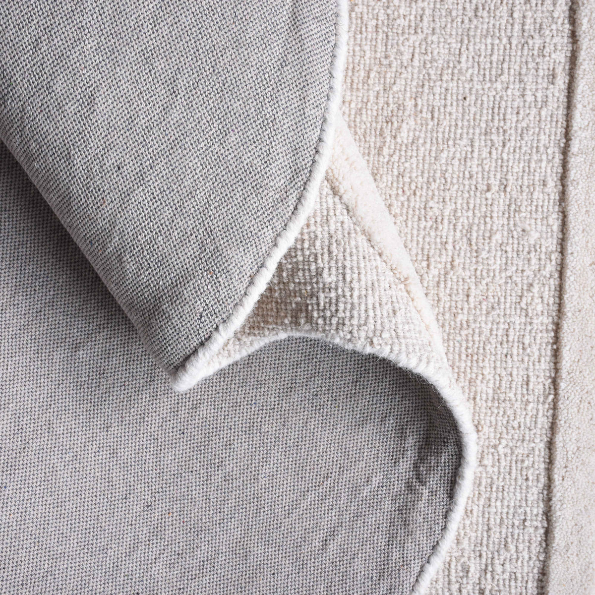 Monolith & Heart Taguai-II Hand-Woven & Over-Tufted Wool Rug, Ivory