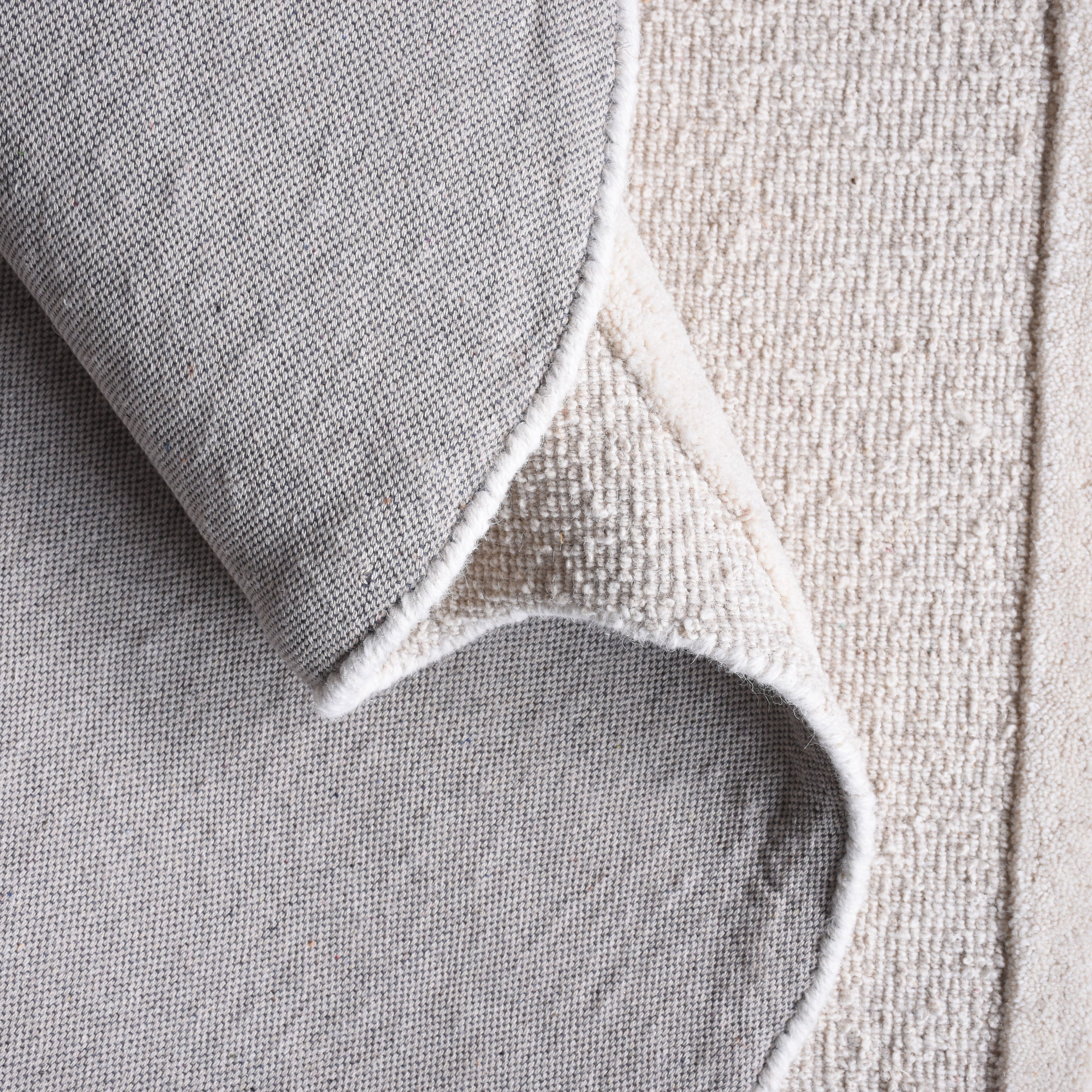 TAGUAI-II RUG - IVORY - HAND WOVEN, OVER TUFTED - WOOL