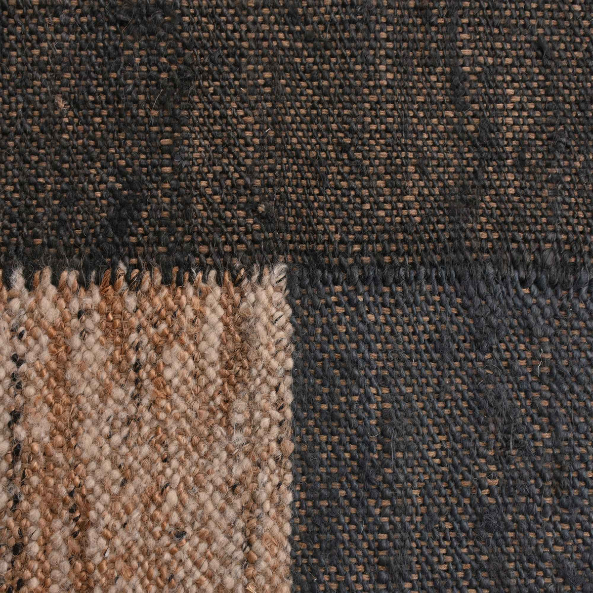 Monolith & Heart Thayer Punja Kelim Jute & Wool Rug, Blue