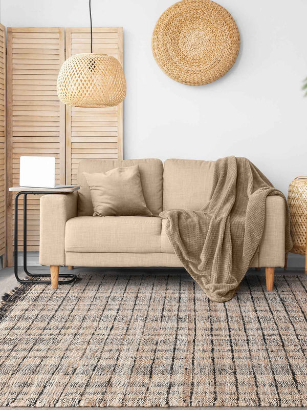 THYONE RUG - JUTE/ HAND SPUN YARN