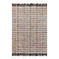 Area Rug, Bedroom Rug, Living Room Rug, Living Area Rug, Indian Rug, Office Carpet, Office Rug, Shop Rug Online, Jute, Hand Spun Yarn, Natural, Charcoal, Punja, Flat Weave, textured
