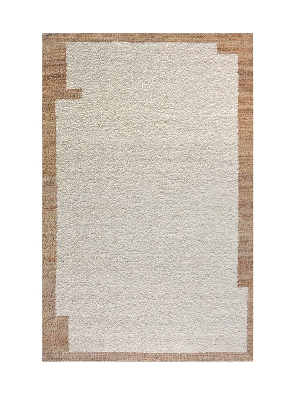 TISOVNIK RUG - NATURAL/IVORY - NZ WOOL/JUTE