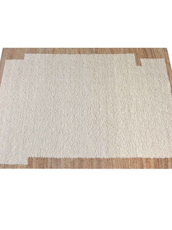 TISOVNIK RUG - NATURAL/IVORY - NZ WOOL/JUTE