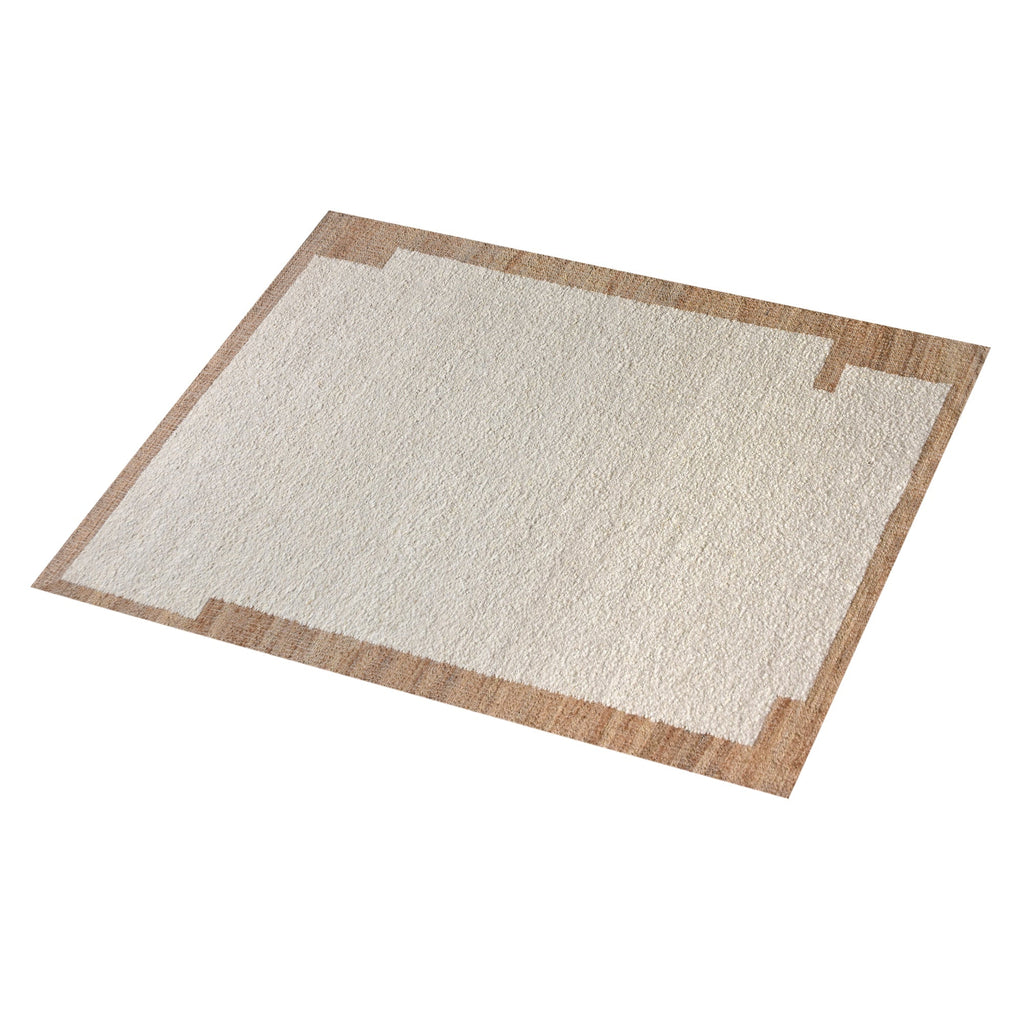 TISOVNIK RUG - NATURAL/IVORY - NZ WOOL/JUTE