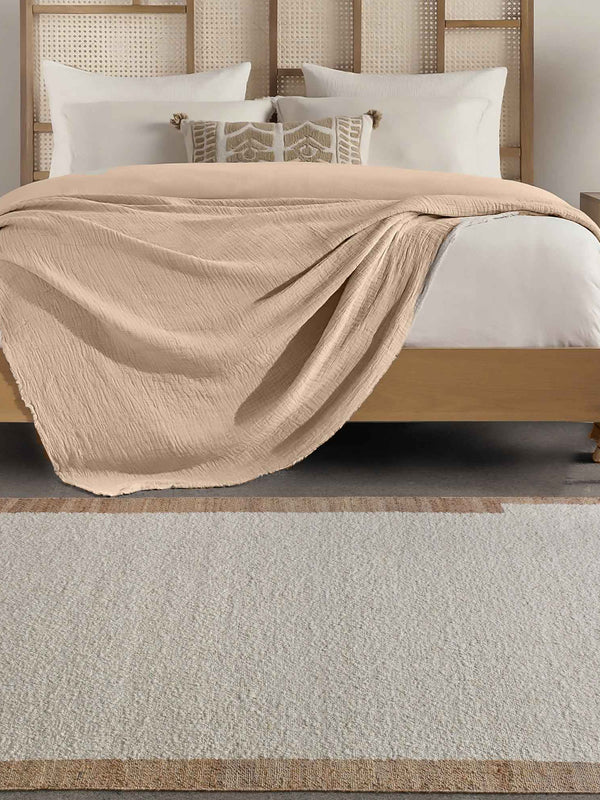 TISOVNIK RUG - NATURAL/IVORY - NZ WOOL/JUTE