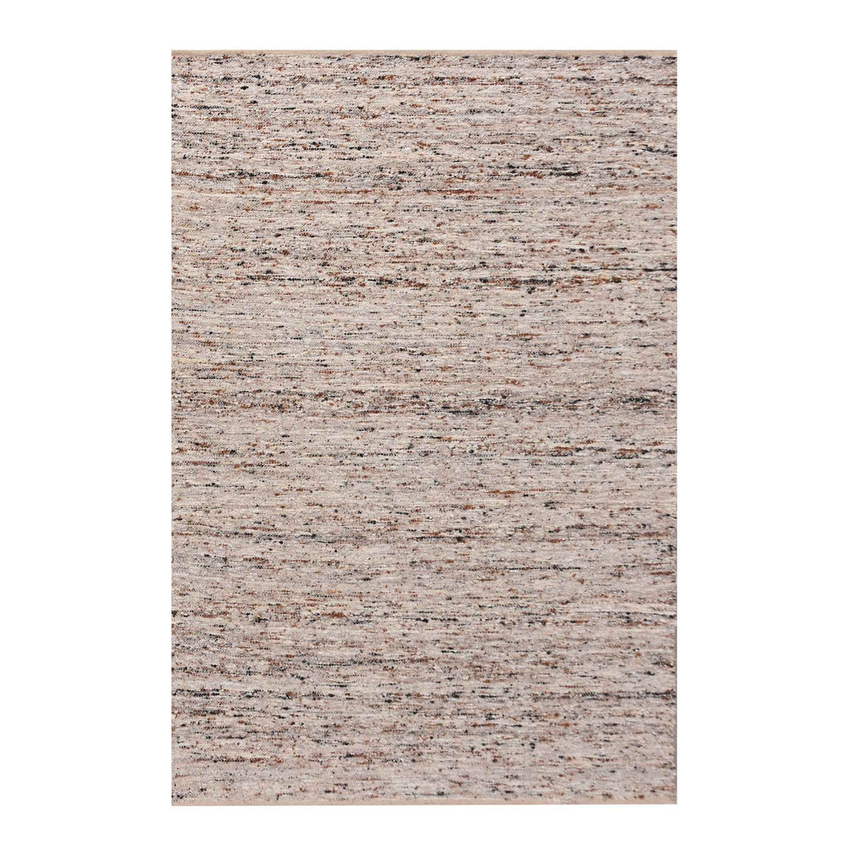 Monolith & Heart Thurles Hand-Woven Jute, Wool & Cotton Blend Rug, Grey & Natural