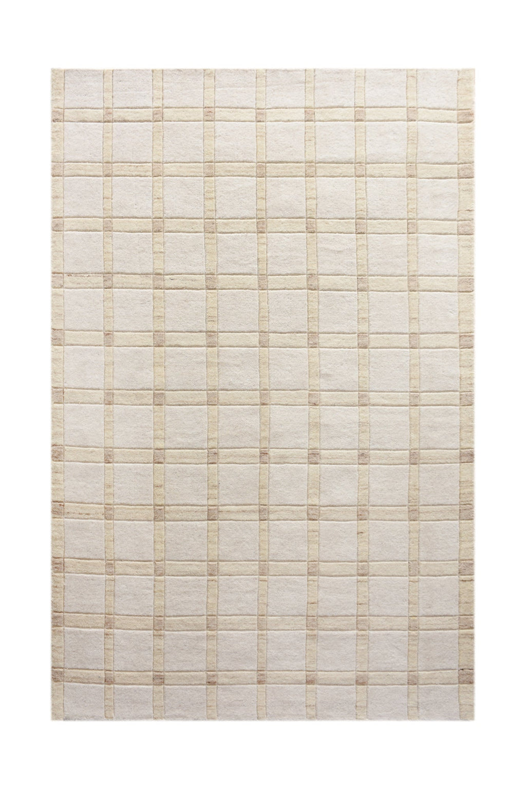 VIMMA RUG - WOOL - HAND WOVEN - IVORY/BEIGE