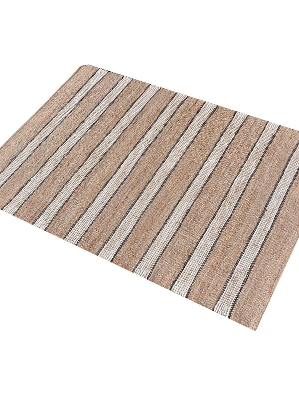 VINIUS RUG -  HEMP/ LEATHER/ POLYESTER