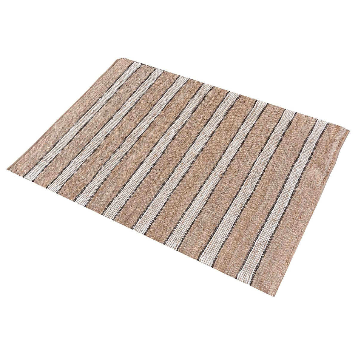 VINIUS RUG -  HEMP/ LEATHER/ POLYESTER