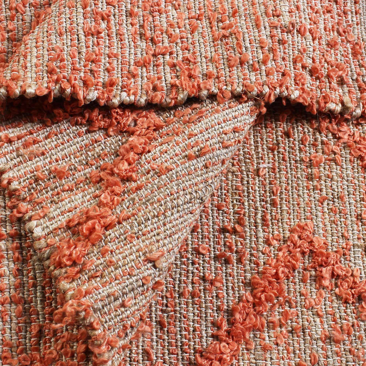 Monolith & Heart Worgan Hand-Woven Hemp & Recycled PET Rug, Multiple Colours