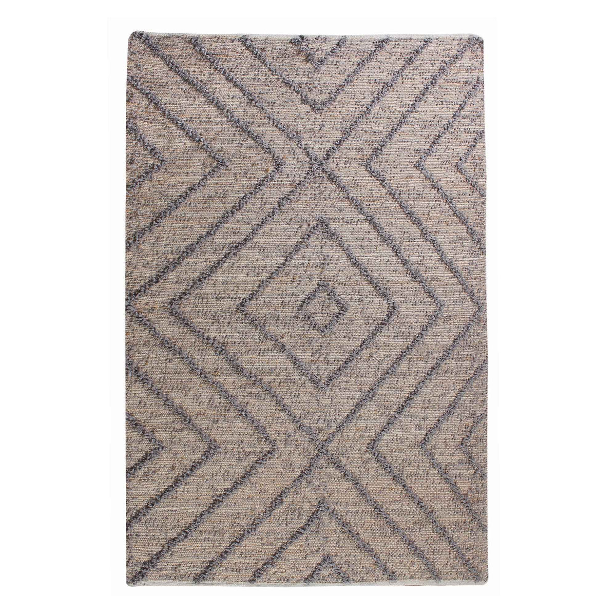 Monolith & Heart Worgan Hand-Woven Hemp & Recycled PET Rug, Multiple Colours