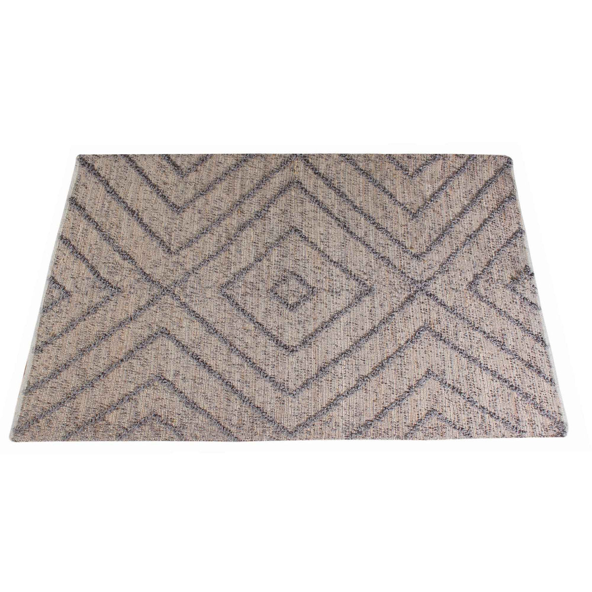 Monolith & Heart Worgan Hand-Woven Hemp & Recycled PET Rug, Multiple Colours