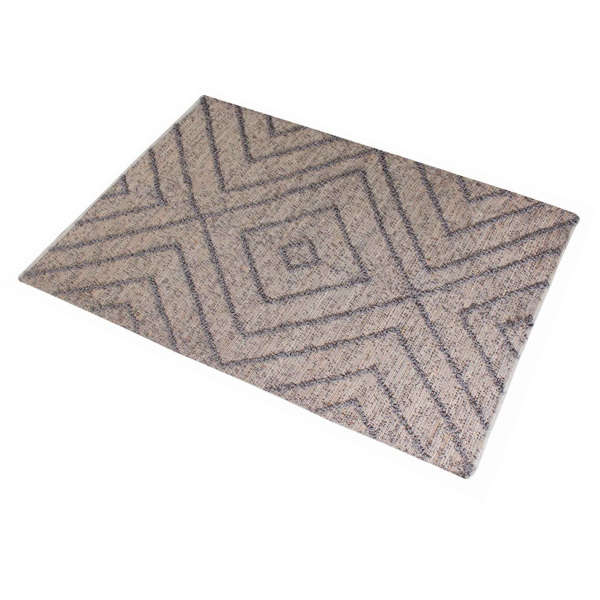 Monolith & Heart Worgan Hand-Woven Hemp & Recycled PET Rug, Multiple Colours