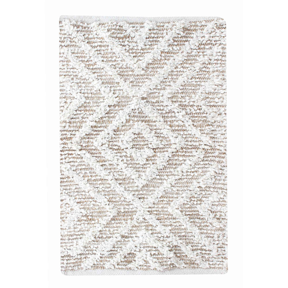 Monolith & Heart Worgan Hand-Woven Hemp & Recycled PET Rug, Multiple Colours