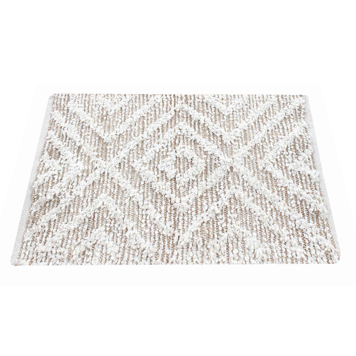 Monolith & Heart Worgan Hand-Woven Hemp & Recycled PET Rug, Multiple Colours